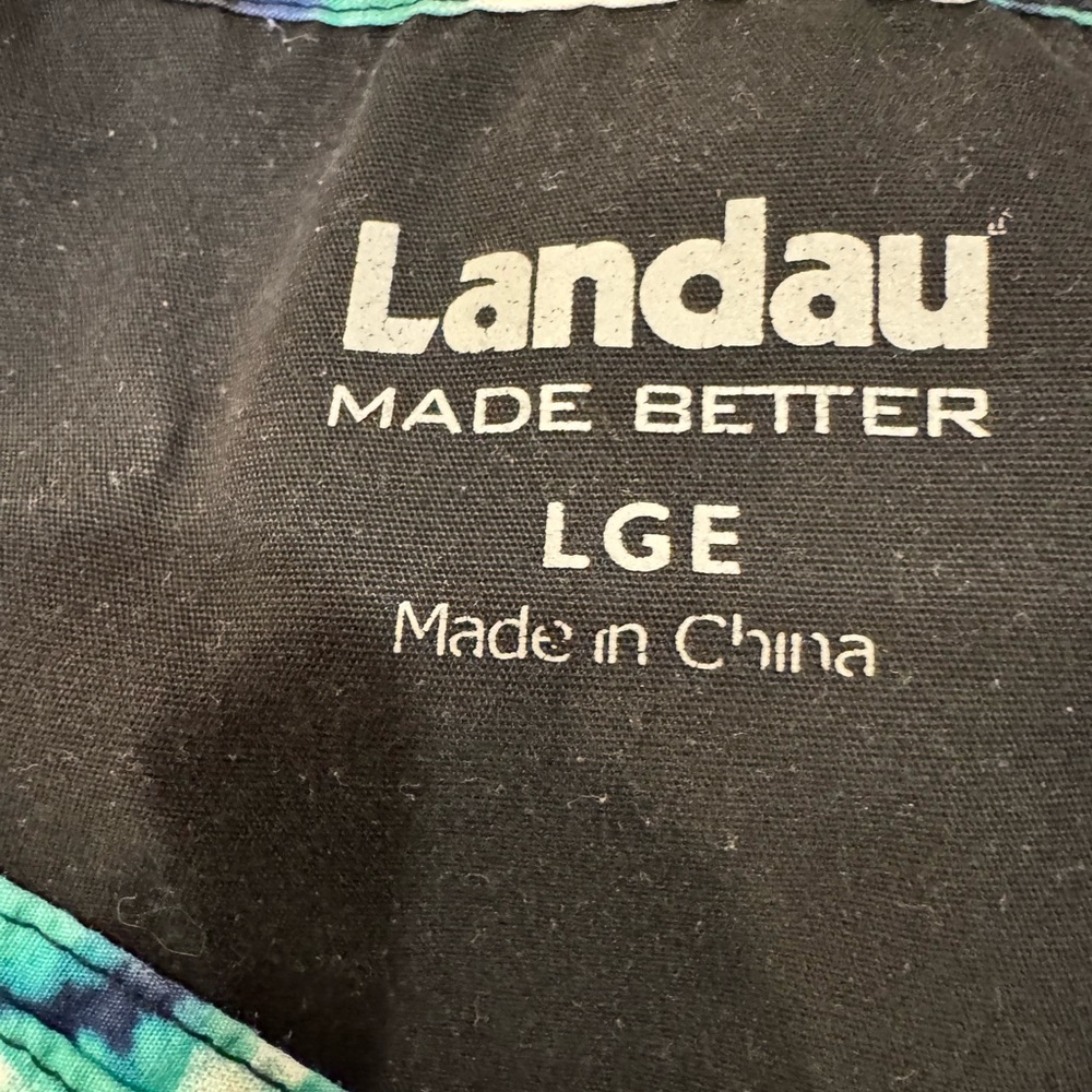 Five size large LANDAU scrub tops medical - Picture 7 of 7